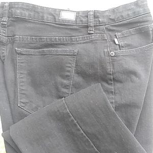 petite black stretch jeans